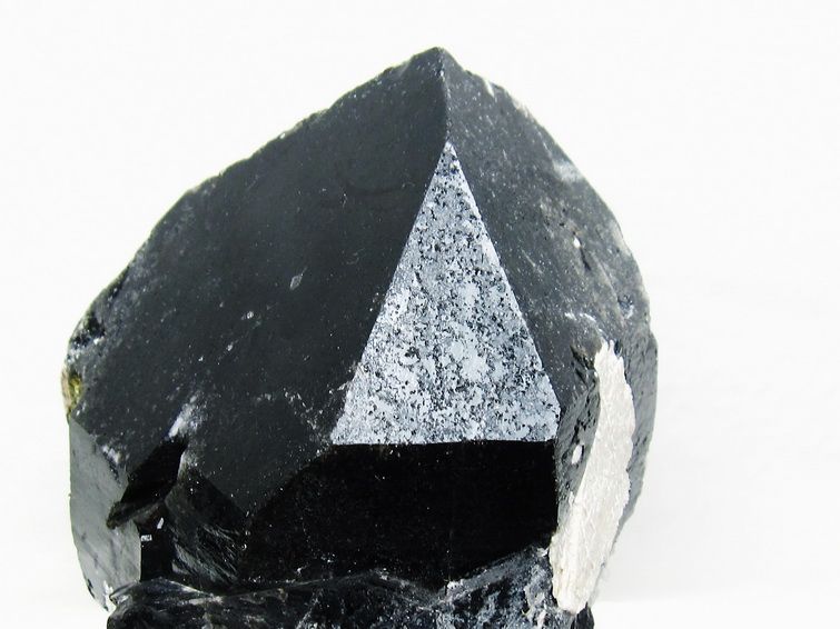 3.9Kg 黒水晶 モリオン 原石 山東省産 台座付属 一点物 191-520