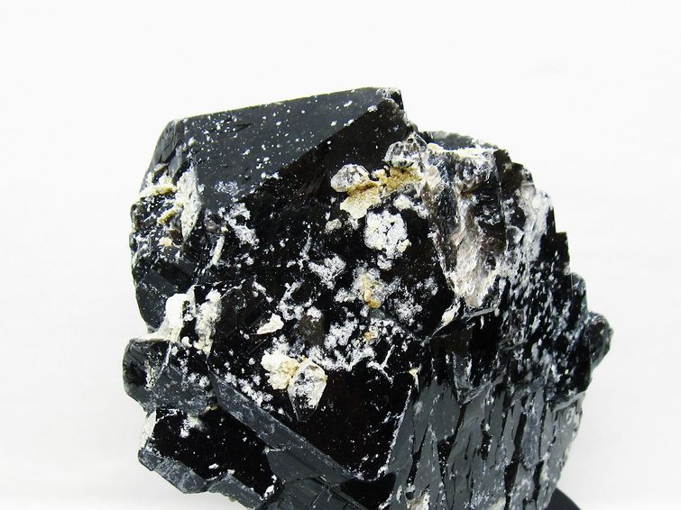 2.6Kg 黒水晶 モリオン 原石 山東省産 台座付属 一点物 191-521