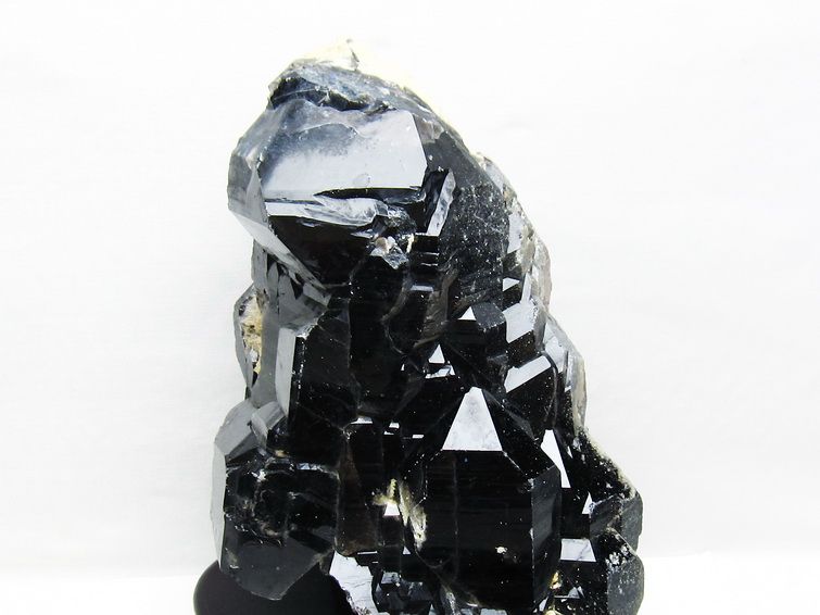 3.7Kg モリオン 原石 黒水晶 原石 山東省産 台座付属 一点物 191-528