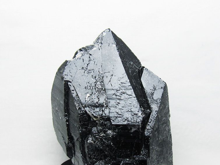 4.9Kg モリオン 原石 黒水晶 原石 山東省産 台座付属 一点物 191-529