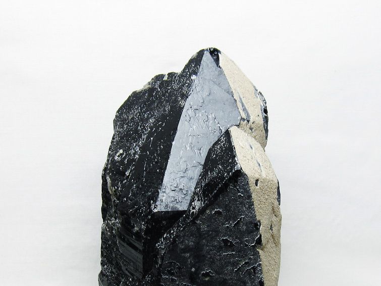 4.9Kg モリオン 原石 黒水晶 原石 山東省産 台座付属 一点物 191-529