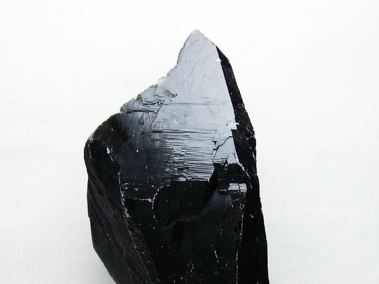 7.3Kg モリオン 原石 黒水晶 原石 山東省産 台座付属 一点物 191-532