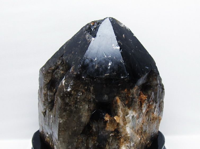 12Kg モリオン 黒水晶 原石 エレスチャル 台座付属 一点物 191-534