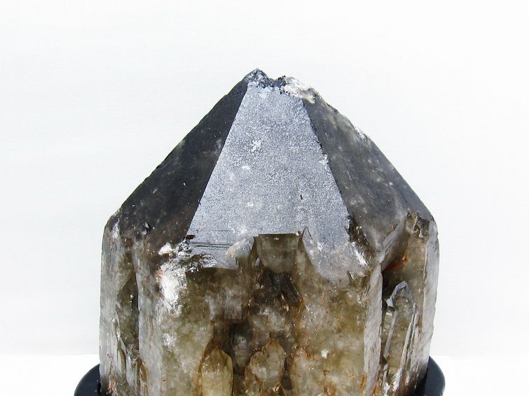 7.9Kg モリオン 黒水晶 原石 エレスチャル 台座付属 一点物 191-536