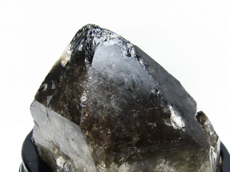 3.9Kg モリオン 黒水晶 原石 エレスチャル 台座付属 一点物 191-541