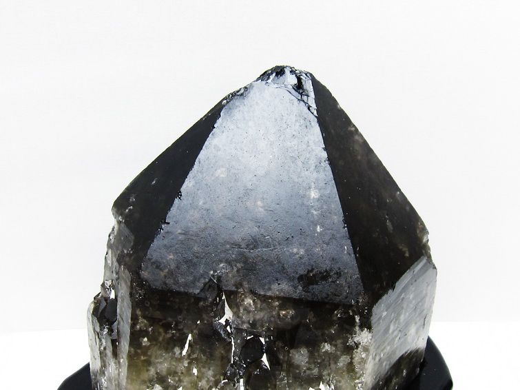 4.1Kg モリオン 黒水晶 原石 エレスチャル 台座付属 一点物 191-543