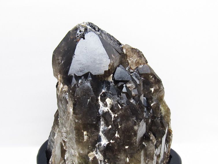 11.1Kg モリオン 黒水晶 原石 エレスチャル 台座付属 一点物 191-555