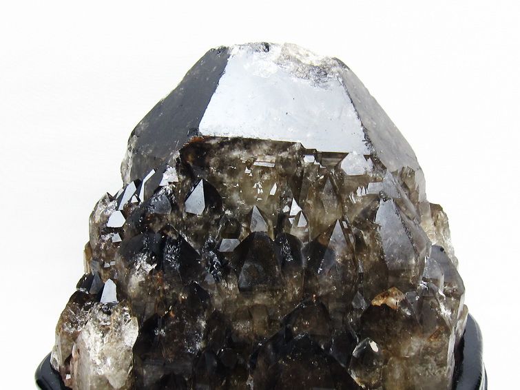 10.5Kg モリオン 黒水晶 原石 エレスチャル 台座付属 一点物 191-556