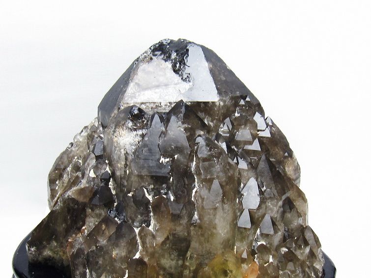 14Kg モリオン 黒水晶 原石 エレスチャル 台座付属 一点物 191-559