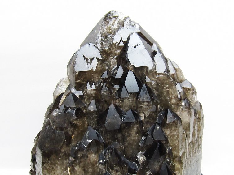 14.1Kg モリオン 黒水晶 原石 エレスチャル 台座付属 一点物 191-561 【sold out】