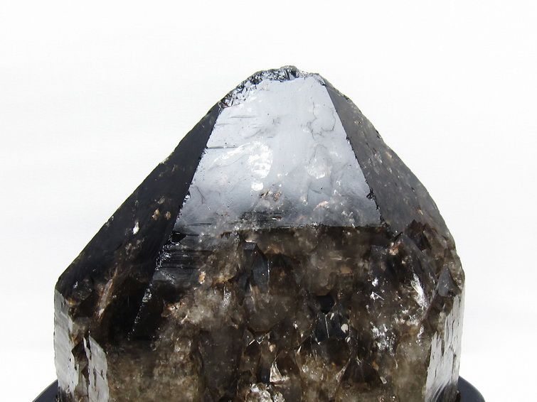 11.4Kg モリオン 黒水晶 原石 エレスチャル 台座付属 一点物 191-564