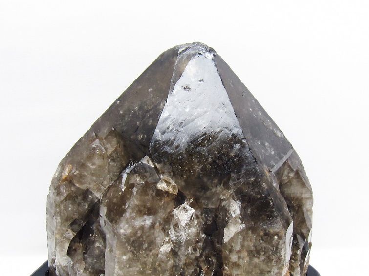 9Kg モリオン 黒水晶 原石 エレスチャル 台座付属 一点物 191-565