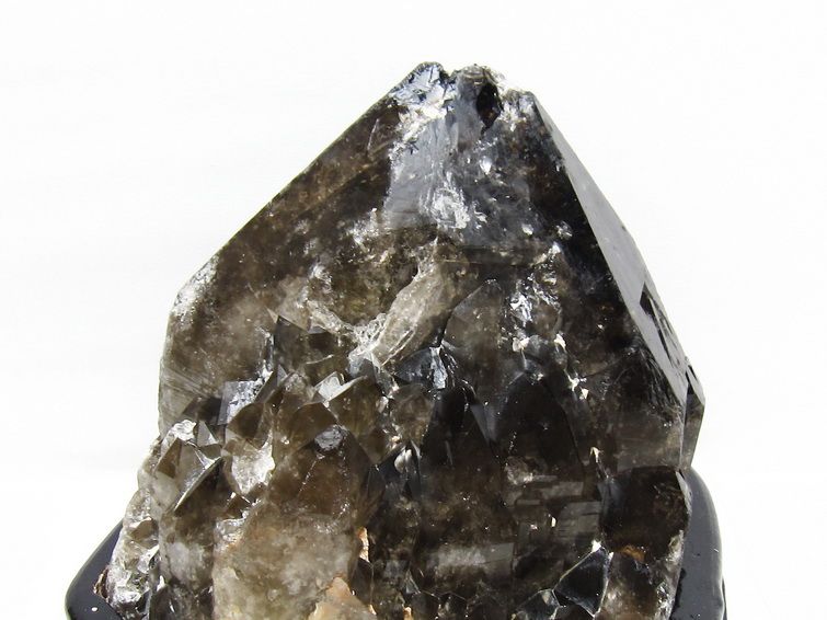 8.3Kg モリオン 黒水晶 原石 エレスチャル 台座付属 一点物 191-567