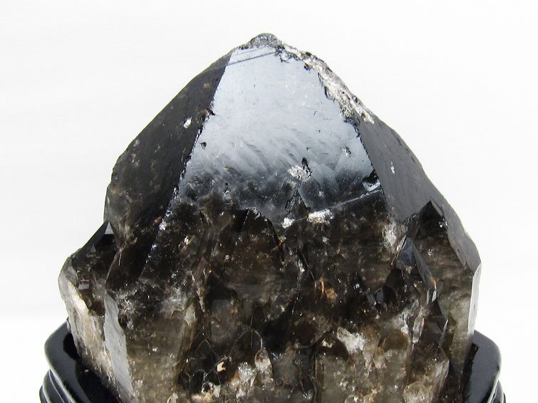 7.9Kg モリオン 黒水晶 原石 エレスチャル 台座付属 一点物 191-570