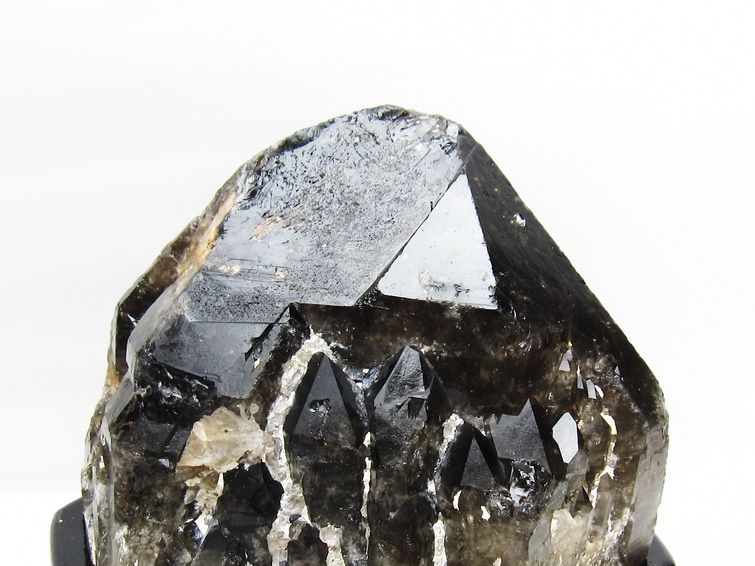 7.9Kg モリオン 黒水晶 原石 エレスチャル 台座付属 一点物 191-570