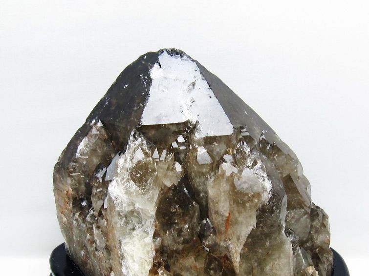 7.5Kg モリオン 黒水晶 原石 エレスチャル 台座付属 一点物 191-571