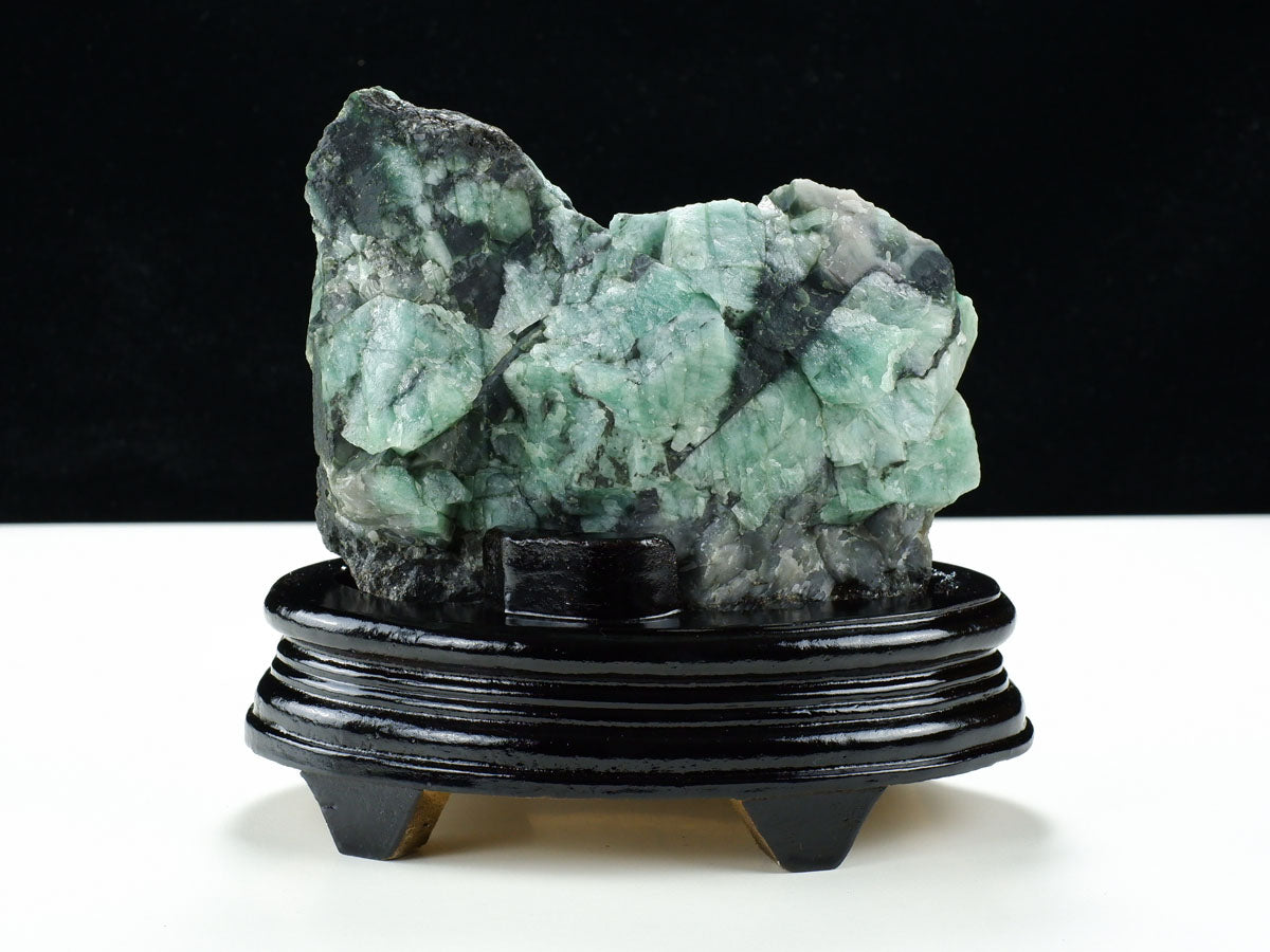 2.1Kg エメラルド 原石 台座付属 一点物 191-580 【sold out】