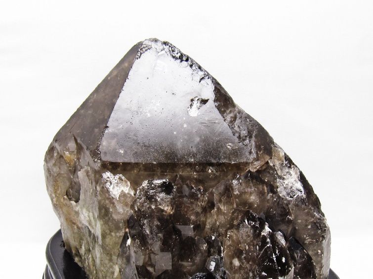 9.8Kg スモーキークォーツ 原石 煙水晶 エレスチャル 台座付属 一点物 191-609