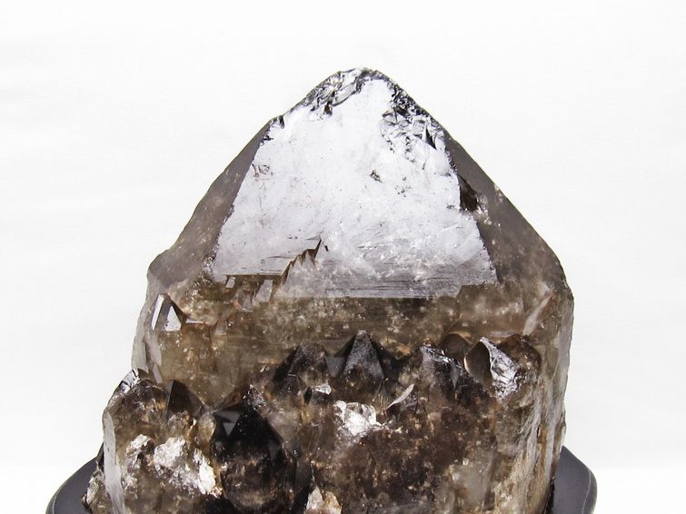 8Kg スモーキークォーツ 原石 煙水晶 エレスチャル 台座付属 一点物 191-611