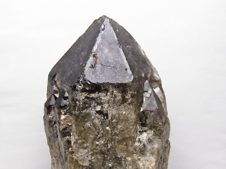 11.6Kg スモーキークォーツ 原石 煙水晶 エレスチャル 台座付属 一点物 191-624