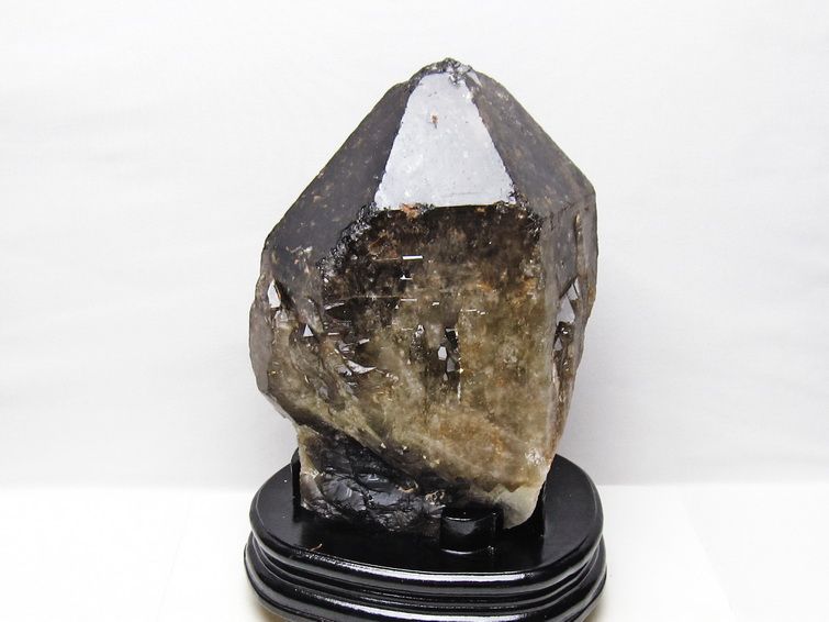 5.1Kg スモーキークォーツ 原石 煙水晶 エレスチャル 台座付属 一点物 191-625