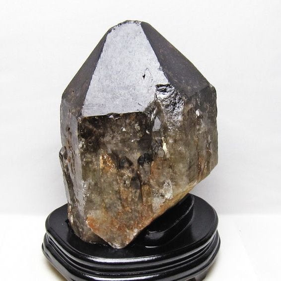 5.8Kg スモーキークォーツ 原石 煙水晶 エレスチャル 台座付属 一点物 191-626