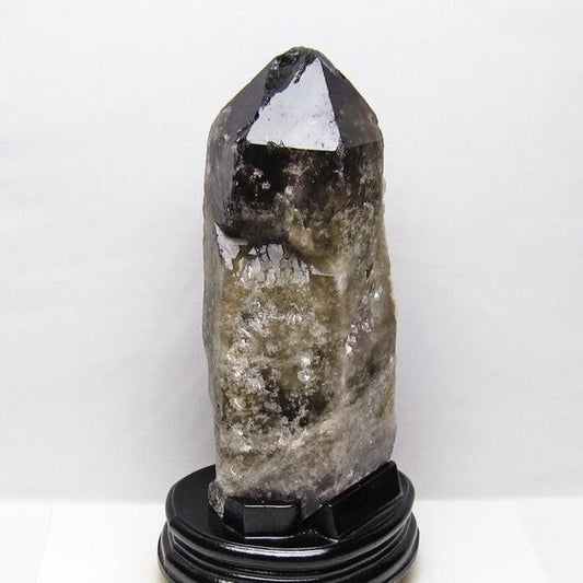 2.7Kg スモーキークォーツ 原石 煙水晶 エレスチャル 台座付属 一点物 191-628