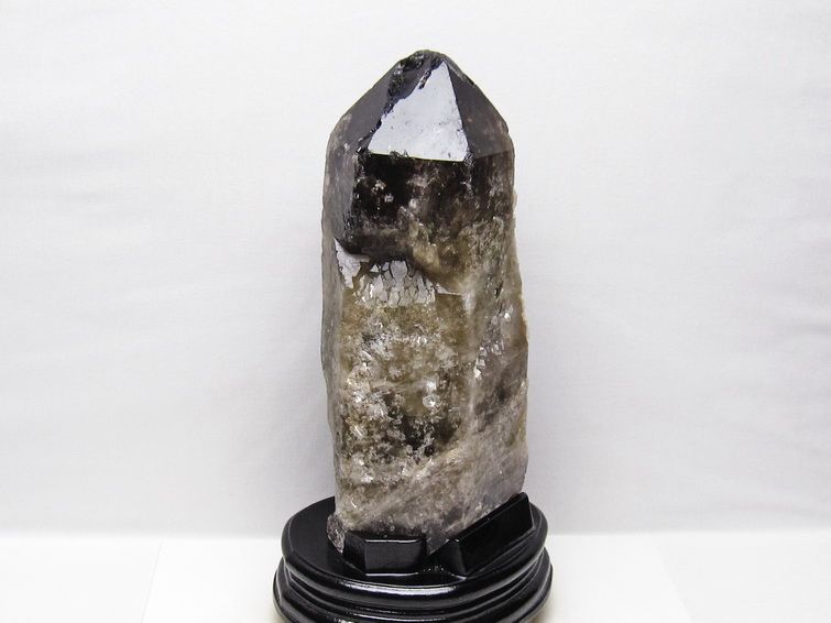 2.7Kg スモーキークォーツ 原石 煙水晶 エレスチャル 台座付属 一点物 191-628