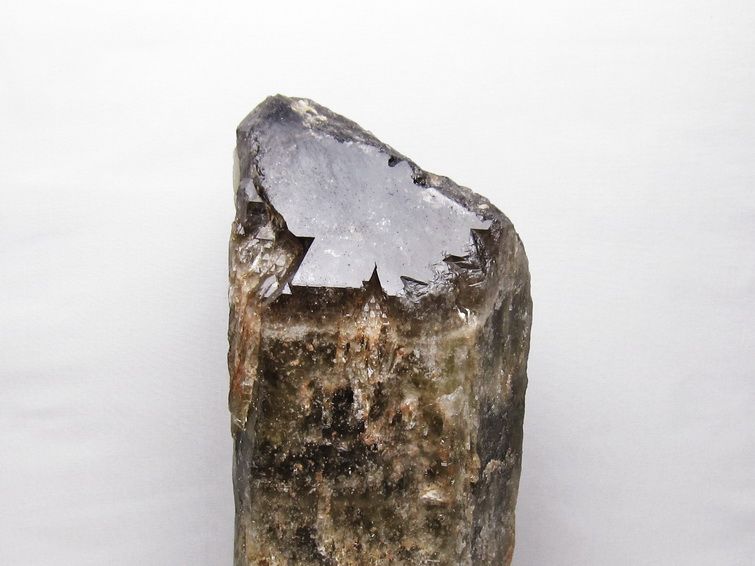 7Kg スモーキークォーツ 原石 煙水晶 エレスチャル 台座付属 191-636