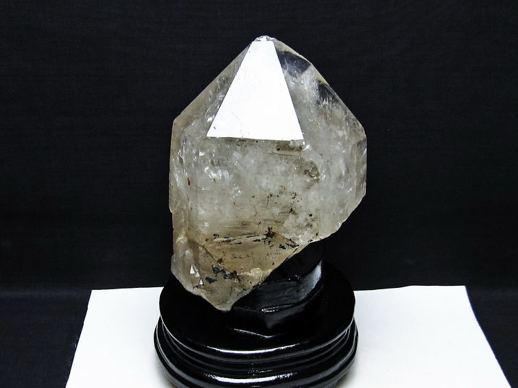 2.3Kg 水晶 原石 虹入り 台座付属  191-676