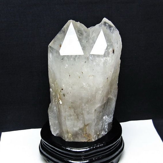 2.6Kg 水晶 原石 エレスチャル 台座付属  191-678