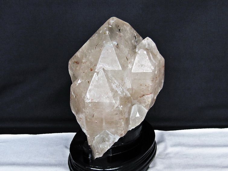 9.1Kg 水晶 原石 エレスチャル 台座付属  191-690