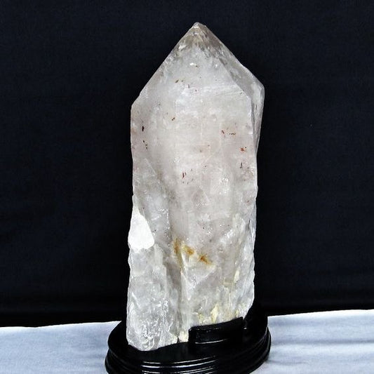 12.9Kg 水晶 原石 エレスチャル 台座付属  191-693
