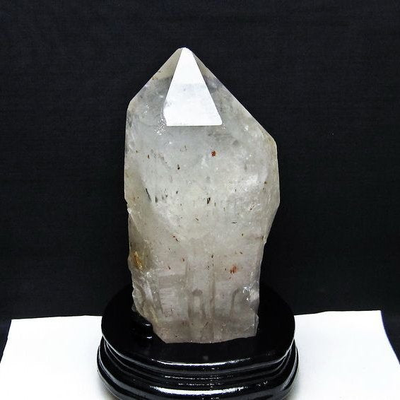 2.1Kg 水晶 原石 エレスチャル 台座付属  191-696