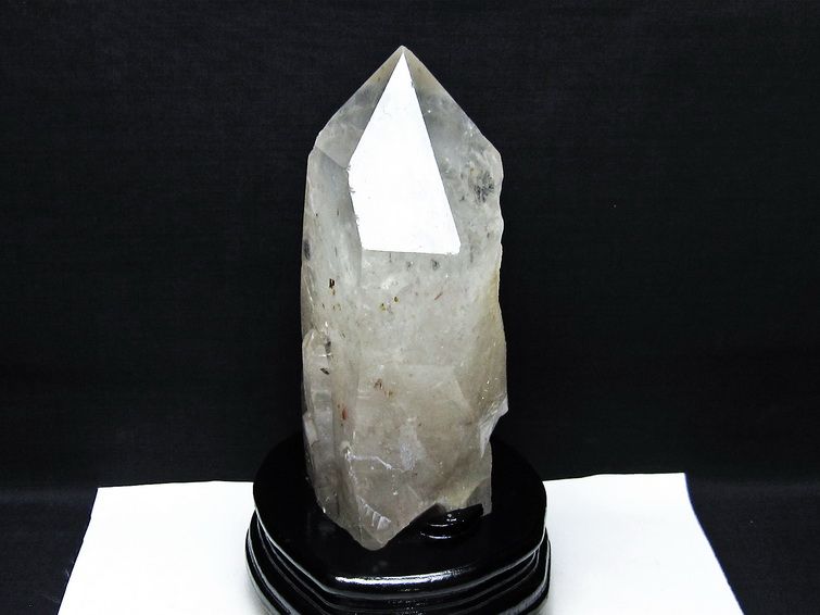 2.1Kg 水晶 原石 エレスチャル 台座付属  191-696