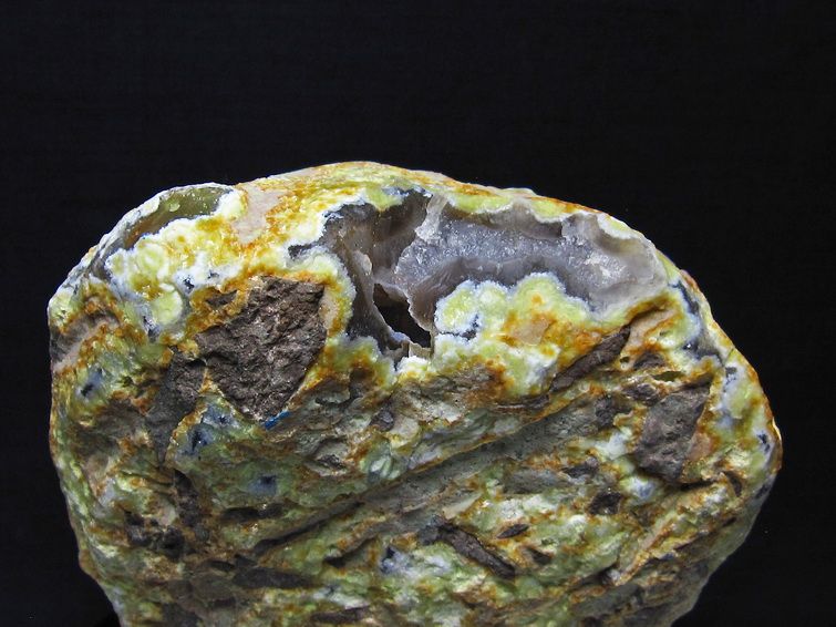 2.5Kg アゲート ジオード 原石 台座付属 191-717
