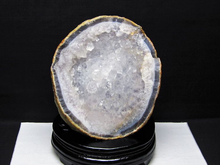 3.1Kg アゲート ジオード 原石 台座付属 191-725