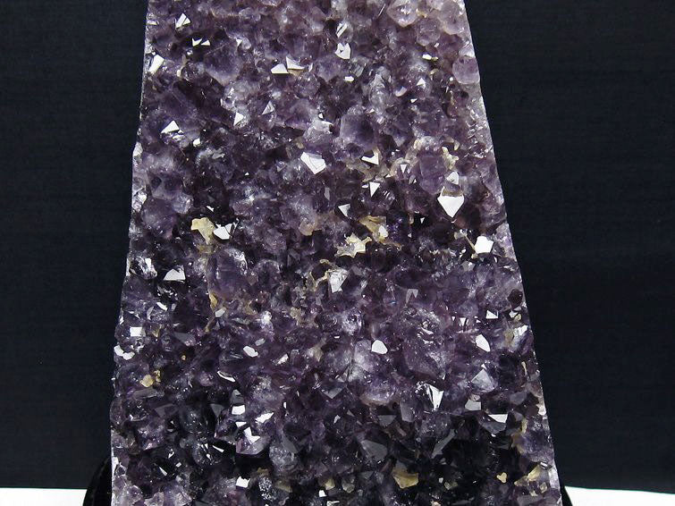 2.6Kg アメジスト クラスター ウルグアイ産 アメジスト 原石 amethyst 台座付属 花型 一点物  192-684