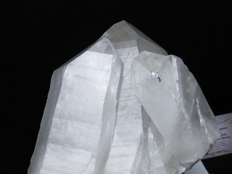 水晶クラスター 3Kg 原石 ブラジル ミナスジェライス州 コリント産 一点物 台座付属 レムリアンシード 192-698