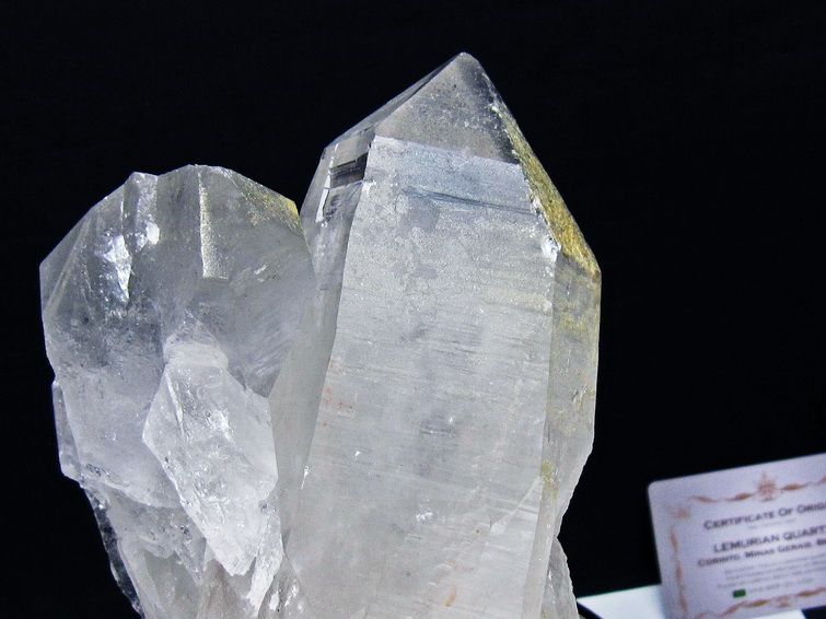 水晶クラスター 2.2Kg 原石 ブラジル ミナスジェライス州 コリント産 一点物 台座付属 レムリアンシード 192-703