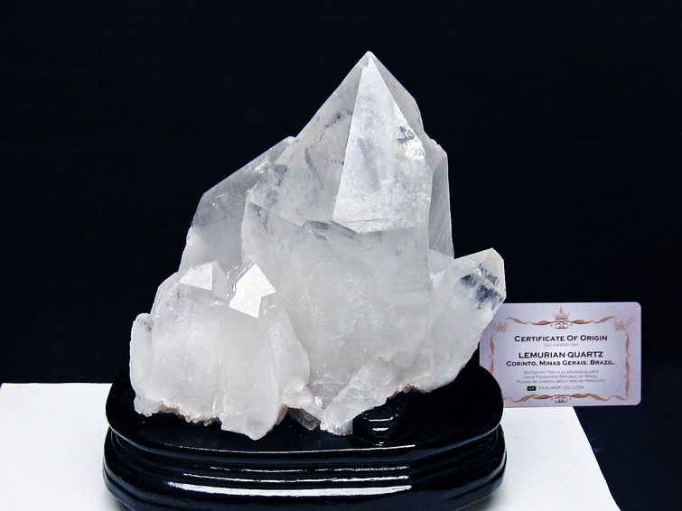 水晶クラスター 2.3Kg レムリアンシード 水晶 ブラジル ミナスジェライス州 コリント産 一点物 台座付属 192-707