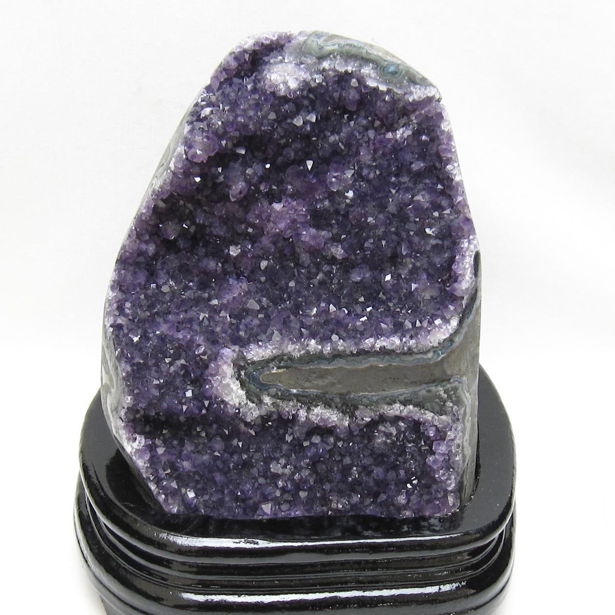 2.2Kg アメジスト クラスター アメジスト 原石 ウルグアイ産 amethyst 台座付属 一点物 192-714