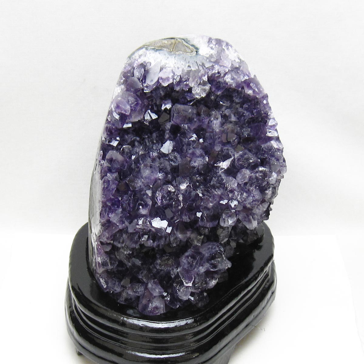 2.4Kg アメジスト クラスター アメジスト 原石 ウルグアイ産 amethyst 台座付属 一点物 192-720