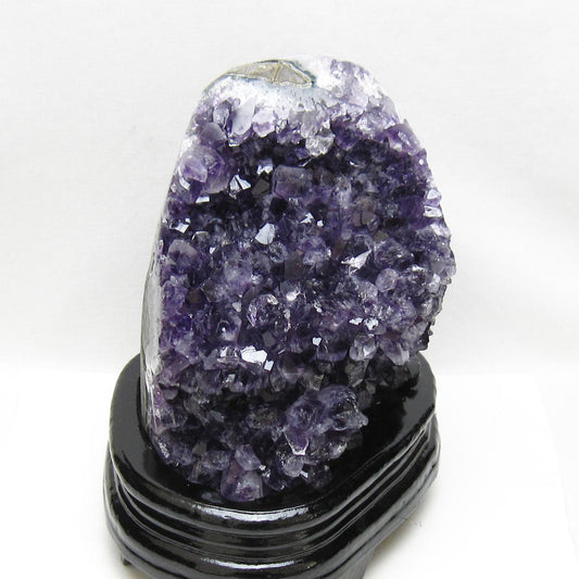 2.4Kg アメジスト クラスター アメジスト 原石 ウルグアイ産 amethyst 台座付属 一点物 192-720