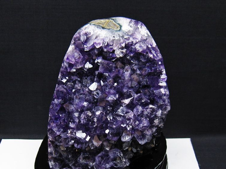 2.4Kg アメジスト クラスター アメジスト 原石 ウルグアイ産 amethyst 台座付属 一点物 192-720