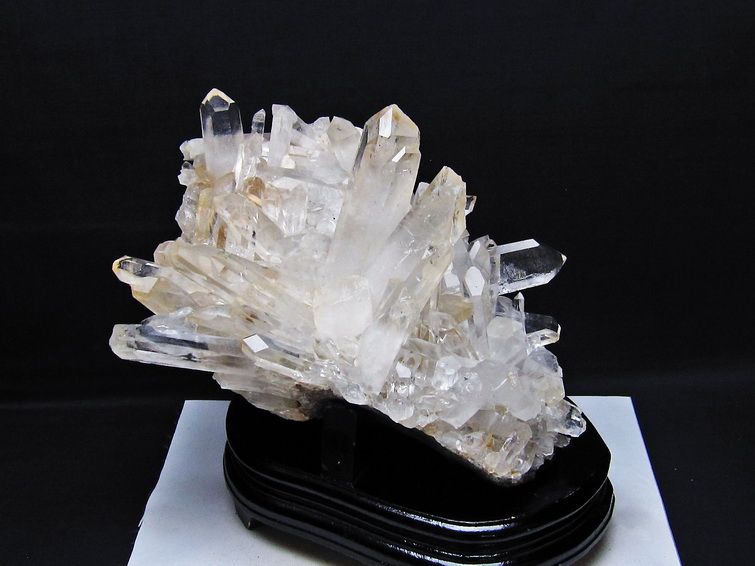 5.3Kg 水晶 クラスター マダガスカル産 台座付属 水晶 原石 192-784