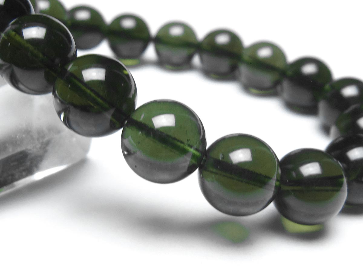 モルダバイト ブレスレット 11mm 一点物 199-248