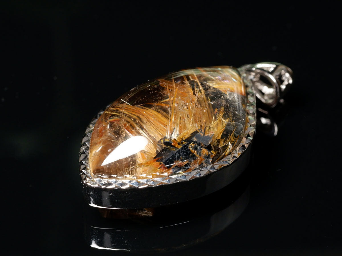 タイチンルチルクォーツ ペンダント 一点物 199-293