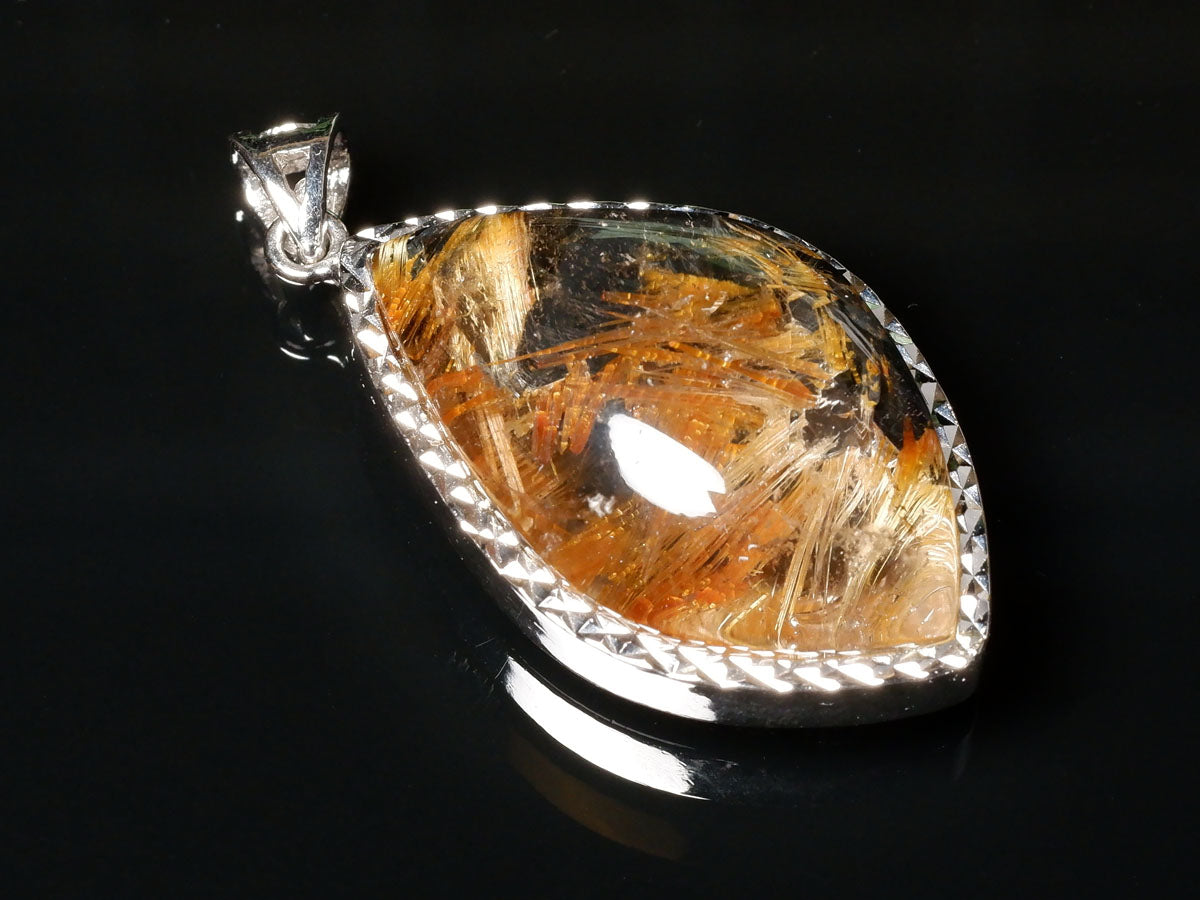 タイチンルチルクォーツ ペンダント 一点物 199-293