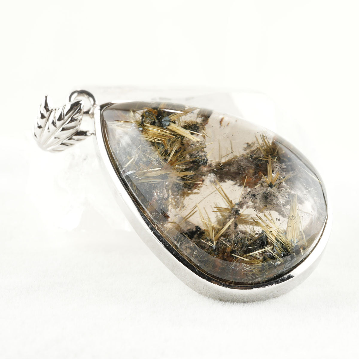 シトリンクォーツ ハート置物 虹入り 一点物 145-1185 – 天然石